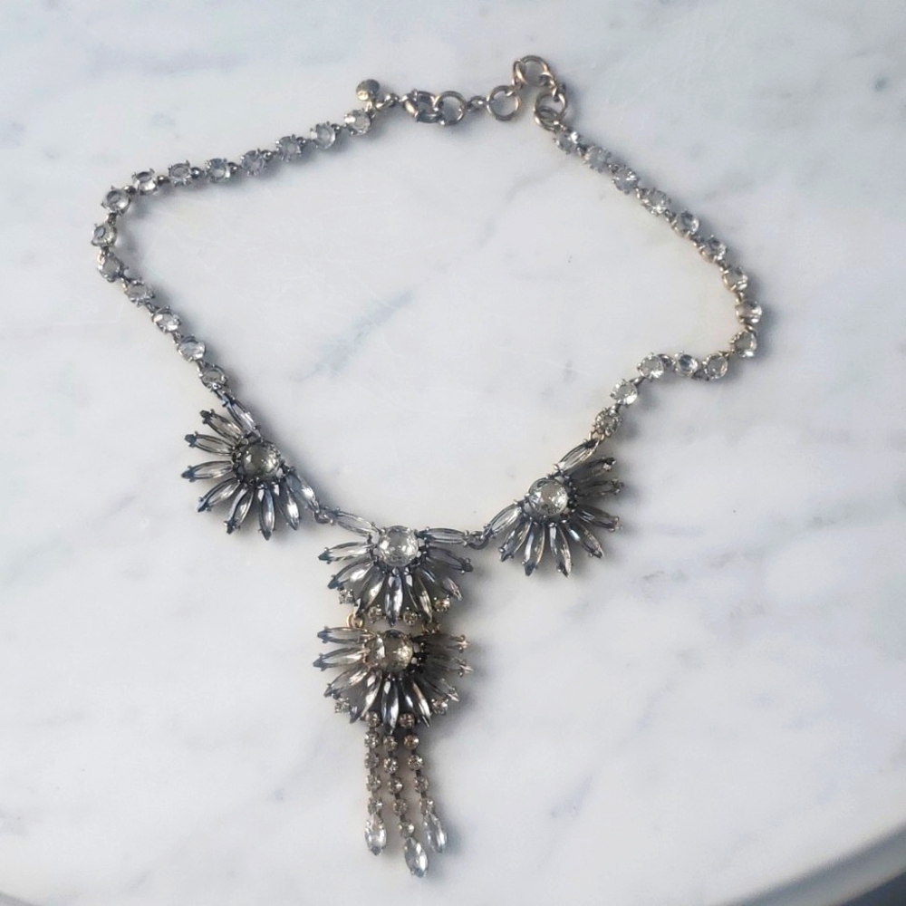 Beautiful Jcrew Statement Rhinestone Necklace - image 6
